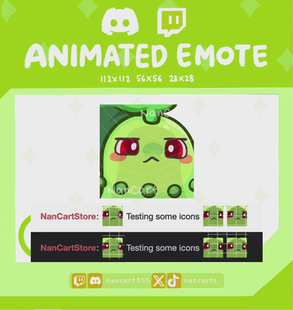 Animated #0152 Angry Staring Emote