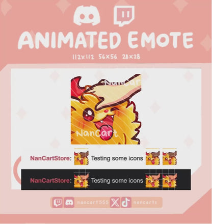 Animated Fluffy Dog Petting Emote