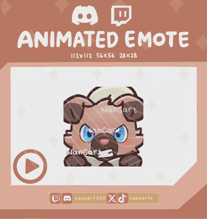 Animated #0744 Barking Emote