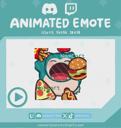 Animated #0143 Doom Eating Emote