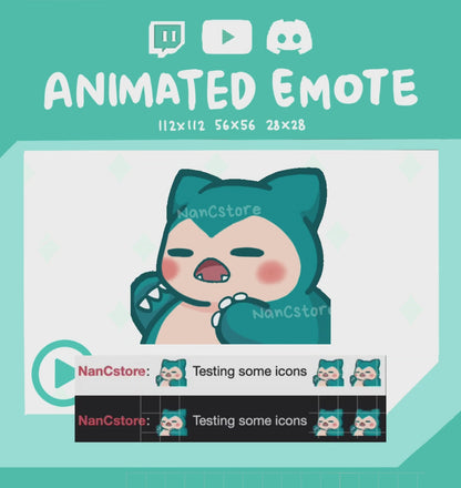 Animated #0143 Punching Lazily Emote