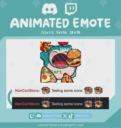 Animated #0143 Doom Eating Emote