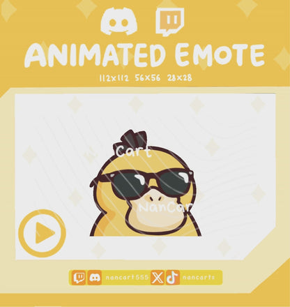 Animated #0054 Annoyed Judgemental Emote