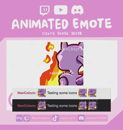 Animiertes #0025 BURN Emote
