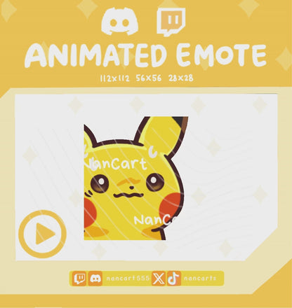 Animated #0025 Scared Panic Emote