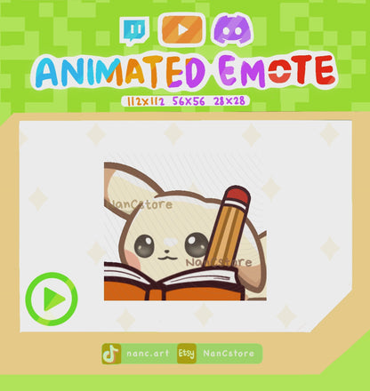 Animated #0025 Note Taking Emote