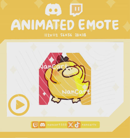 Animated #0054 Chibi Wiggle Dance Emote