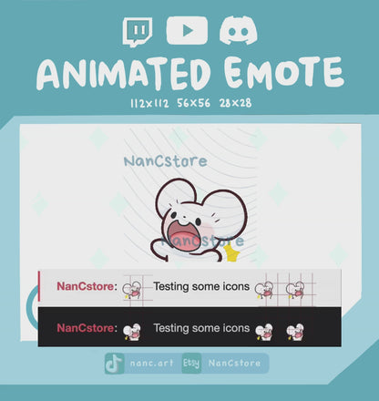 Animiert #0197 Erschrocken-Panik-Emote