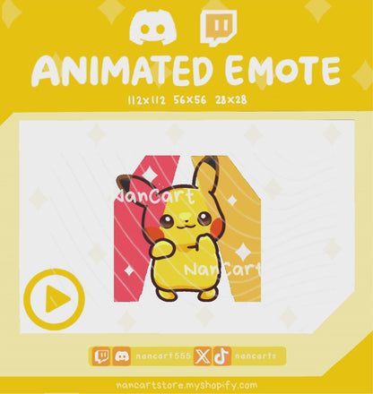 Animated #0025 Rave Dance Emote