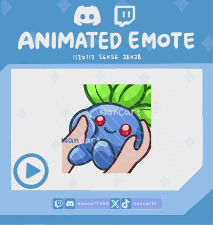 Animated #0043 Squishy Cute Emote