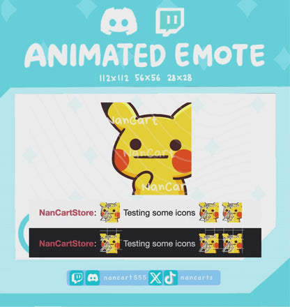 Animated #0025 Confused Math Emote