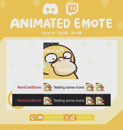 Animated #0054 Scared Panic Emote