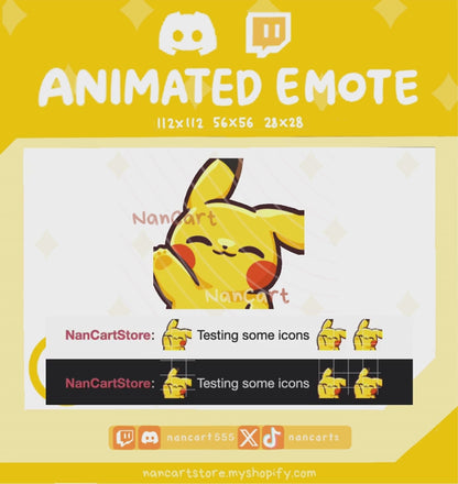 Animated #0025 Waving Emote
