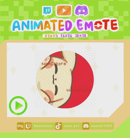 Animated #0025 HYPE Raccoon Pedro Pedro Emote