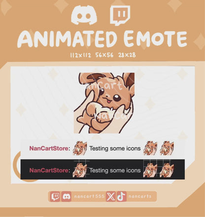 Animiertes #0133 Squishy Emote
