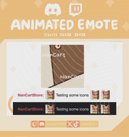 Animiertes #0133 wütendes Starren-Emote