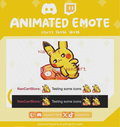 Animated #0025 Beating up #0129 Emote