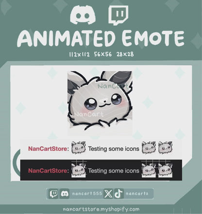 Animated #0133 Yapping / Popcat Emote