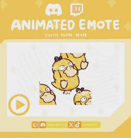Animated #0054 Raid Rushing Emote
