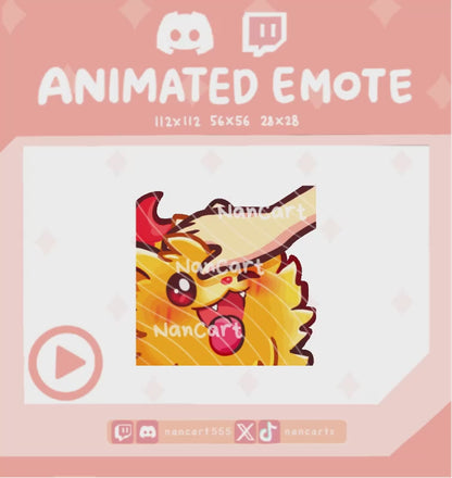 Animated Fluffy Dog Petting Emote