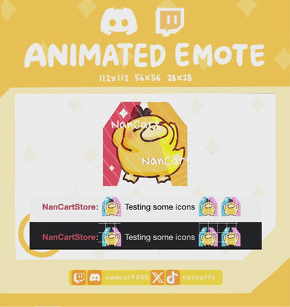 Animated #0054 Chibi Wiggle Dance Emote