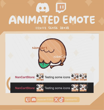 Animiertes #0722 Schockiert-Emote