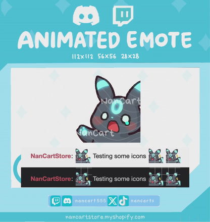 Animated #0197 Scared Panic Emote
