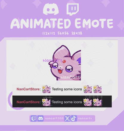 Animated #0196 Flower Emote
