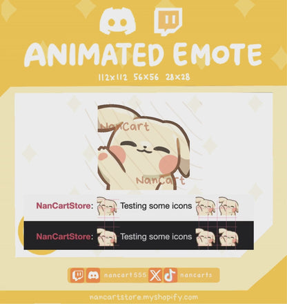 Animated #0025 Waving Emote