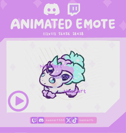Animated #0077 Rushing Emote