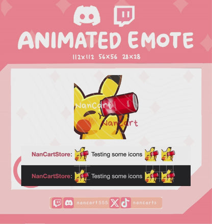 Animiertes #0025 Chugging-Emote