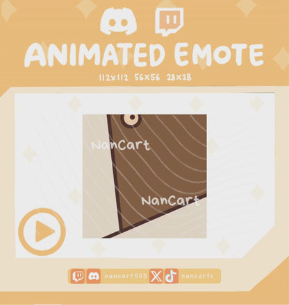 Animiertes #0133 wütendes Starren-Emote