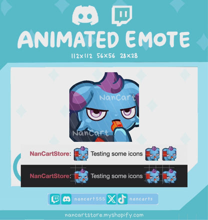 Animated Depresso Red Card OUT Emote