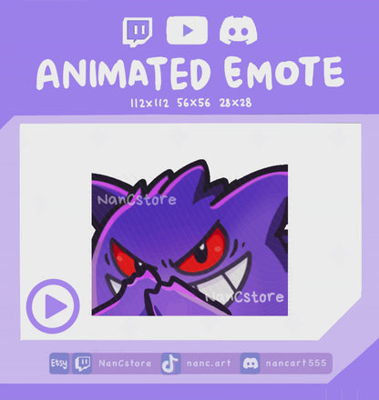 Animated #0094 Evil Smile / Scheming / Wicked Emote