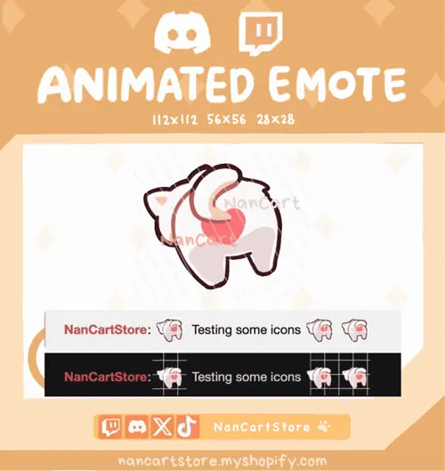 Animiertes #0143 THICC Po Emote